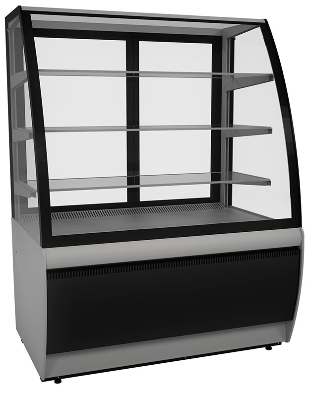 Холодильная кондитерская витрина Carboma ВХСв - 1,3д Люкс (техно)