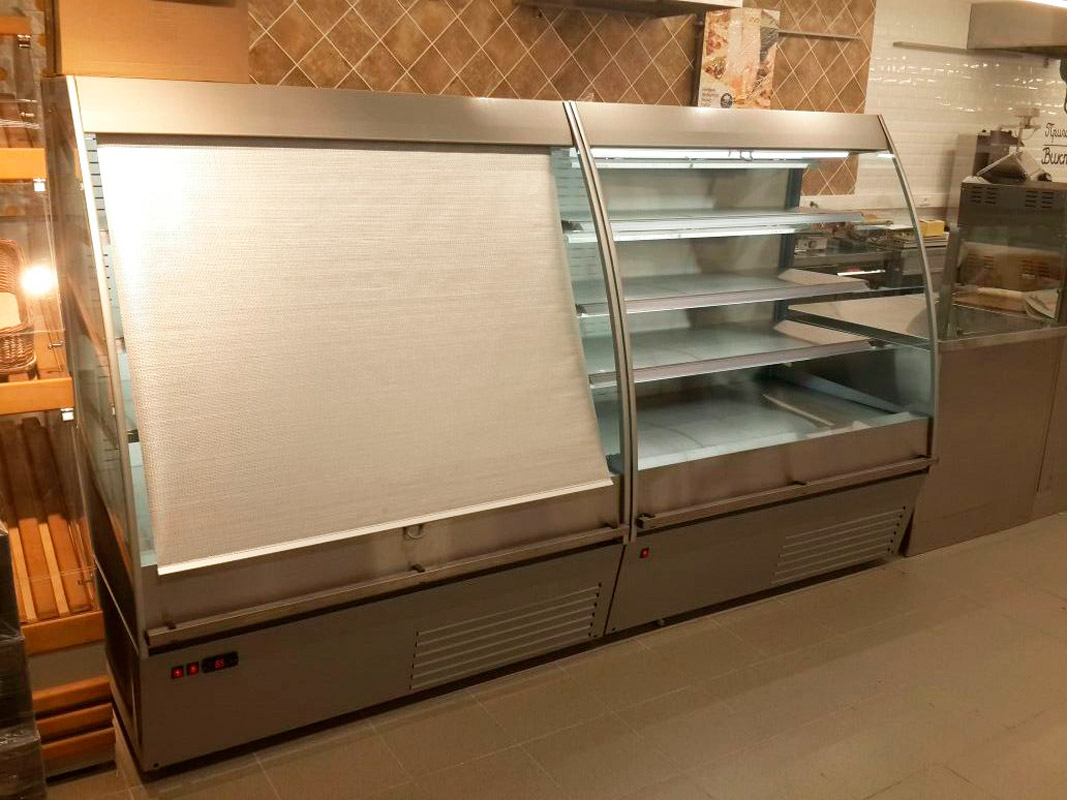 Холодильный стеллаж Carboma F 16-08 VM 1,0-2 0020 (1600/875 ВХСп-1,0 стеклопакет)