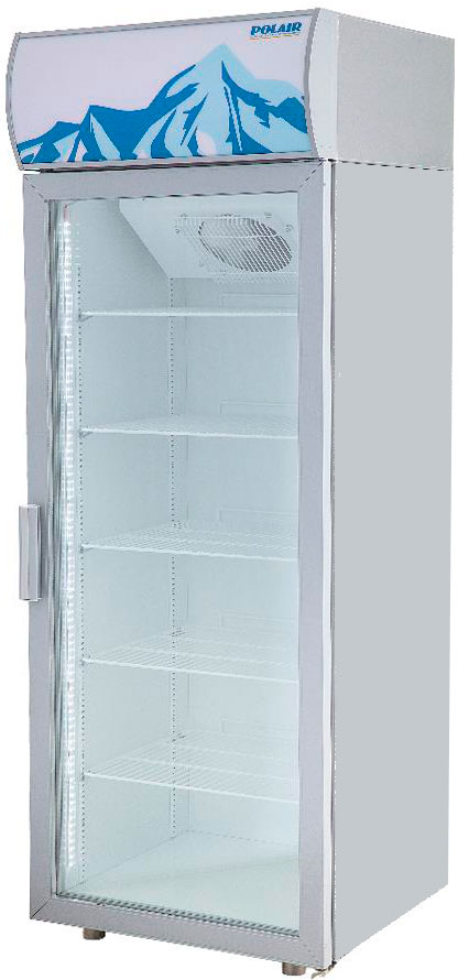 Холодильный шкаф Polair DM105-S серый (версия 2.0)