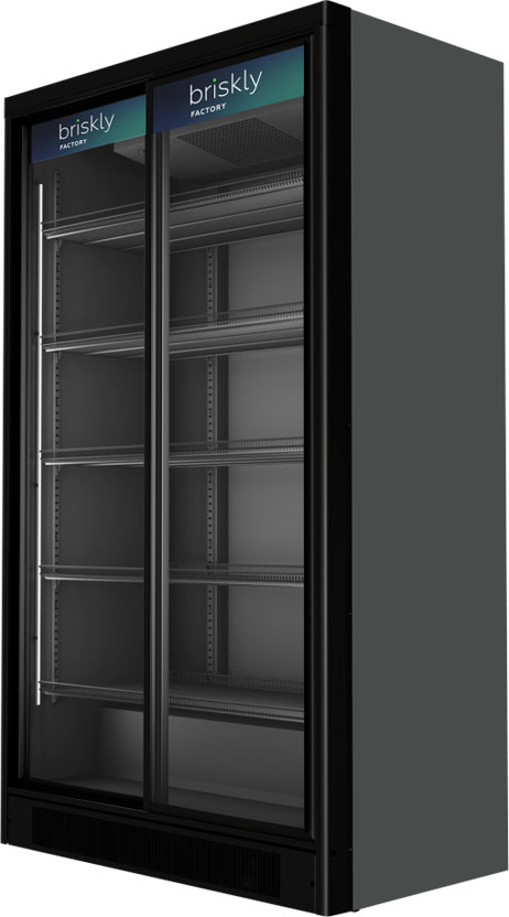 Холодильный шкаф-купе Briskly 11 Slide (RAL 7024)
