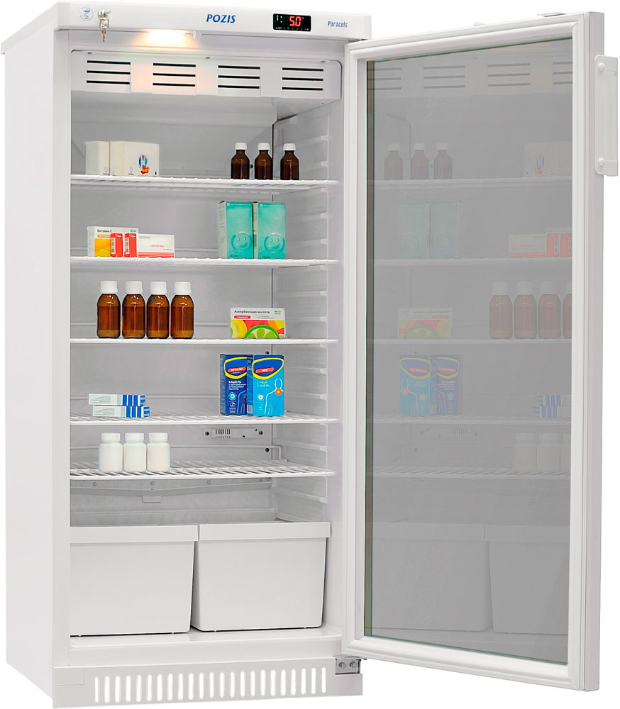 Холодильник фармацевтический Pozis ХФ-250-3 с тонированным стеклом