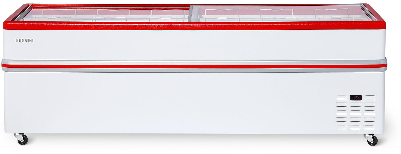 Универсальная ларь-бонета Снеж Bonvini BF 2500 L красная