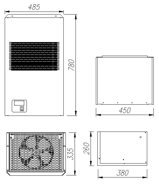 Холодильная сплит-система Полюс SMS 117