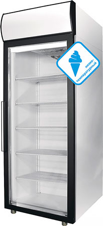 Морозильный шкаф с прозрачной дверцей Polair DB107-S
