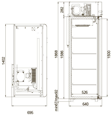Холодильный шкаф Polair CV110-Gm