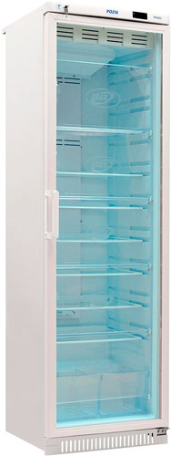 Холодильник фармацевтический Pozis ХФ-400-3 с прозрачным стеклом