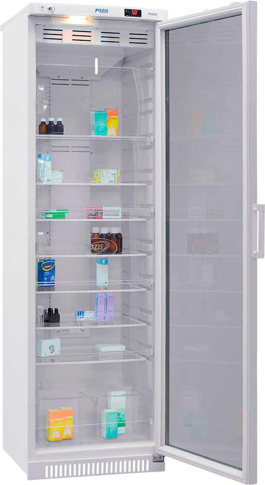Холодильник фармацевтический Pozis ХФ-400-3 с тонированным стеклом
