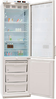 Холодильник комбинированный лабораторный Pozis ХЛ-340 с тонированным стеклом